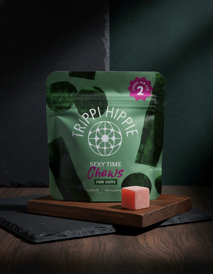 SEXY TIME CHEWS FOR GUYS - 50 PACKS/ 2 CHEWS PER PACK