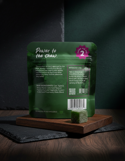 SEXY TIME CHEWS FOR GUYS - 50 PACKS/ 2 CHEWS PER PACK