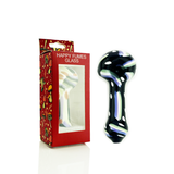 HAPPY FUMES GLASS 4.5" Multicolor Slime Hand Pipe Spoon