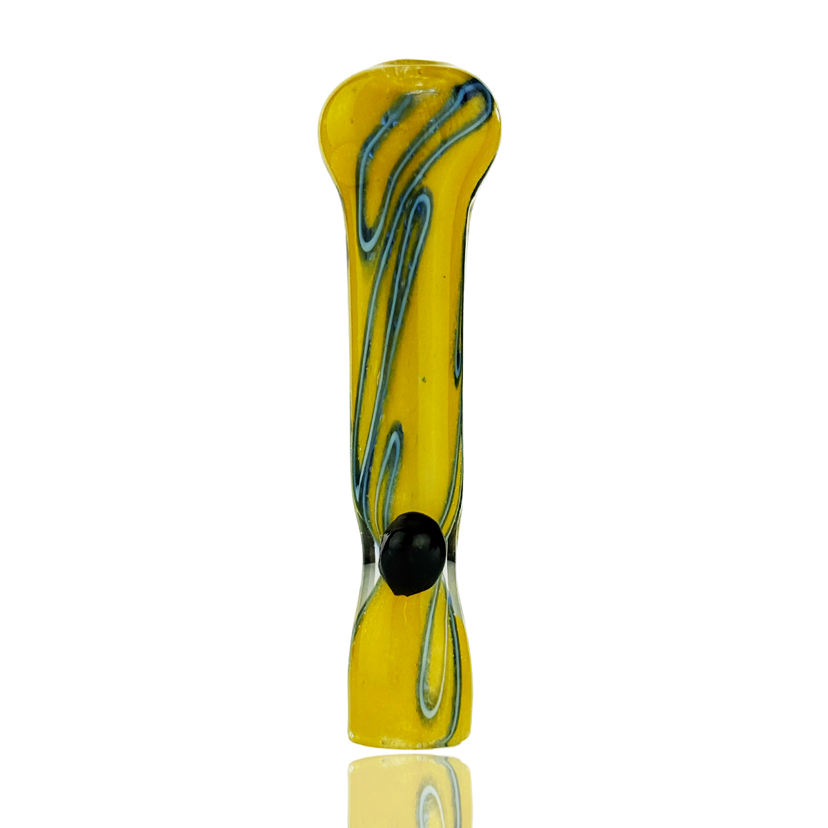 4" One Hitter Frit Glass Chillum