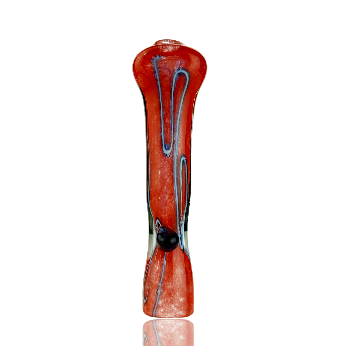 4" One Hitter Frit Glass Chillum