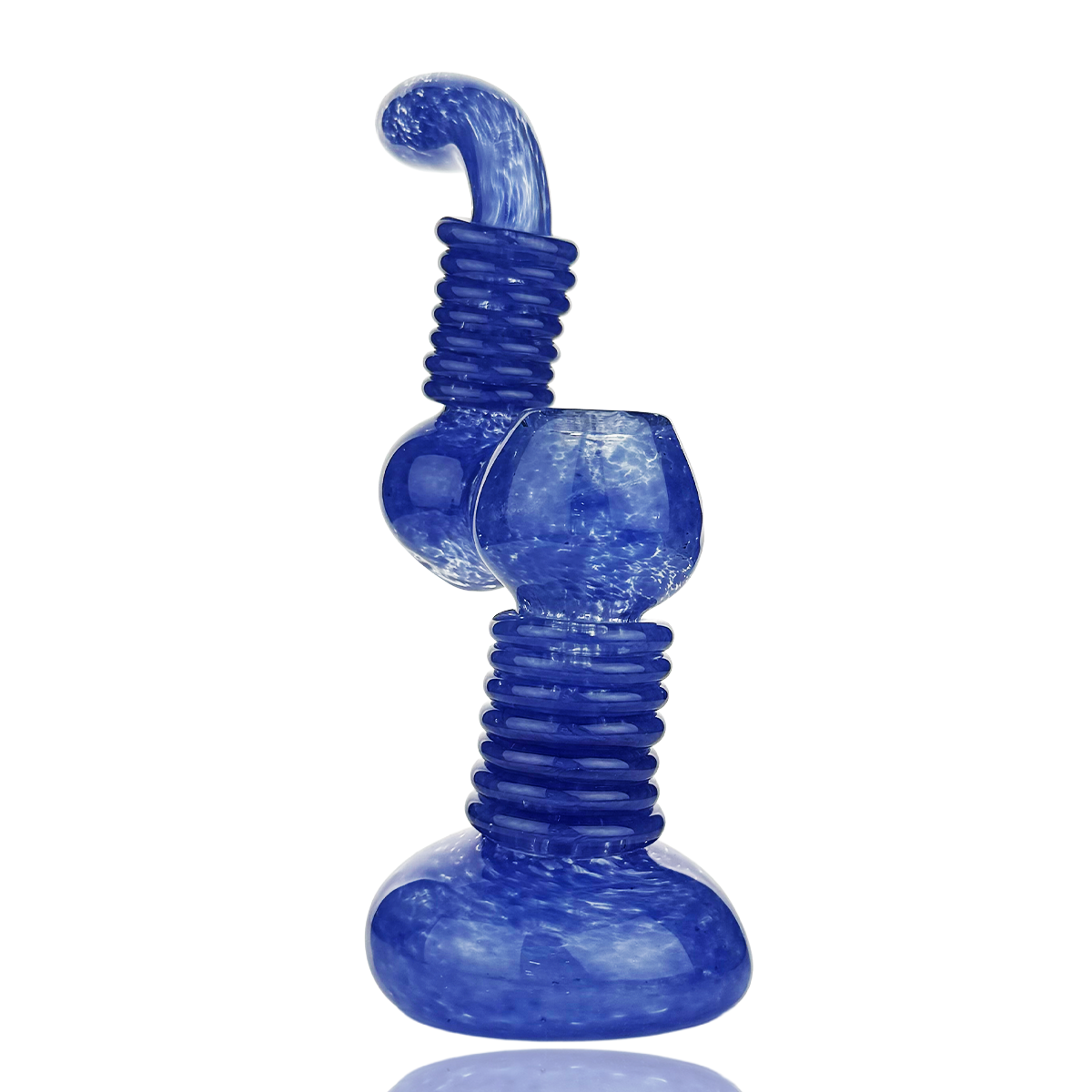 8" Color Frit Bubbler with Rings