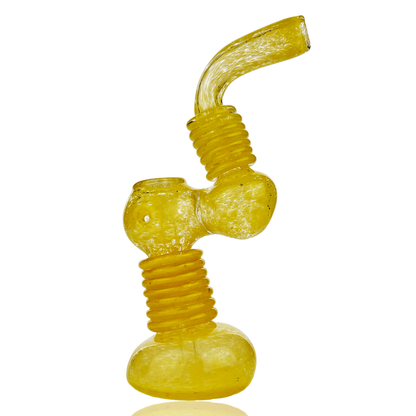 8" Color Frit Bubbler with Rings