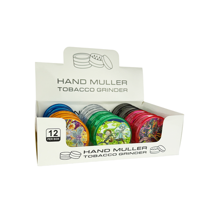 Ricky Plastic Grinder 63mm - 12pcs Display