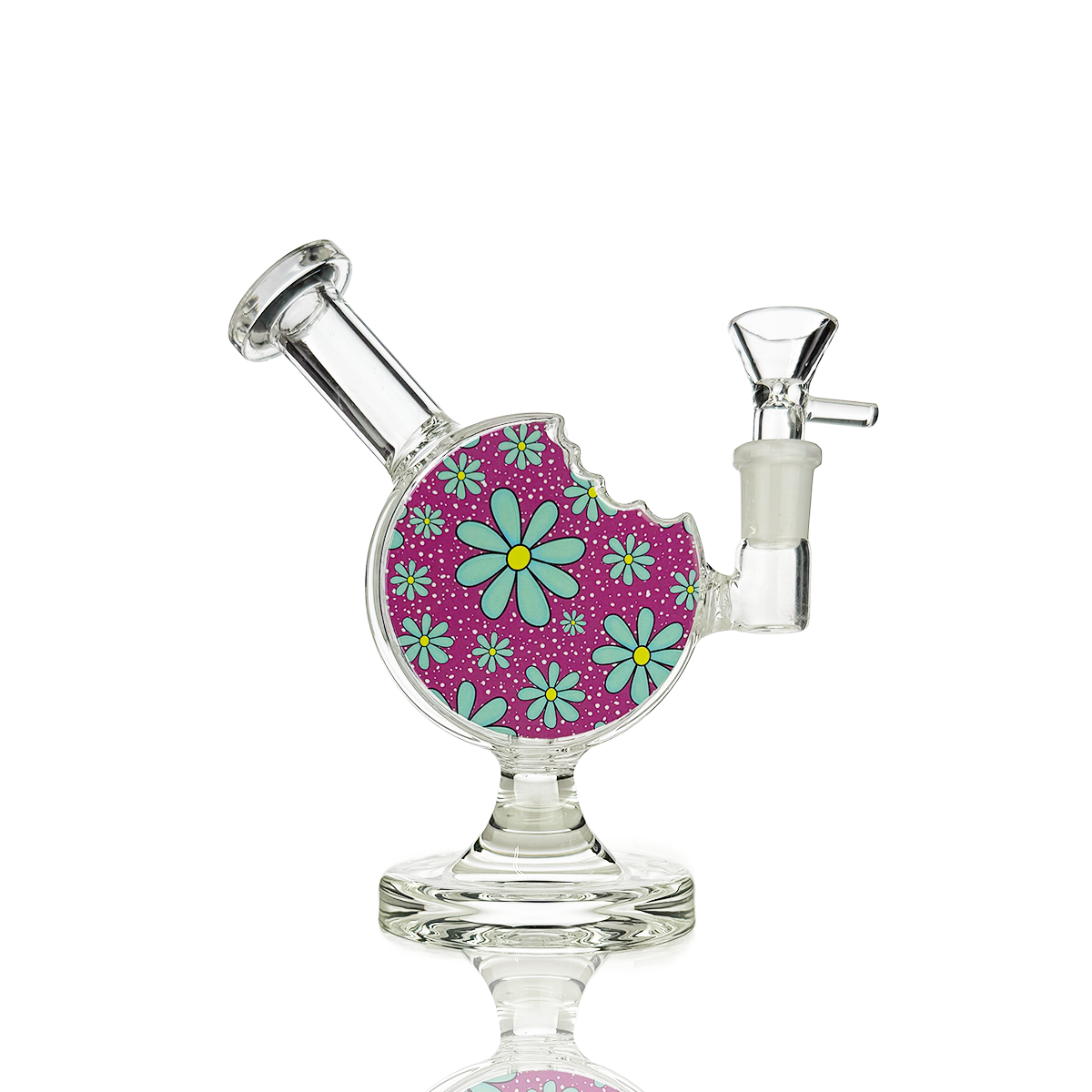 7" Water Pipe Bong with 14mm Male Bowl