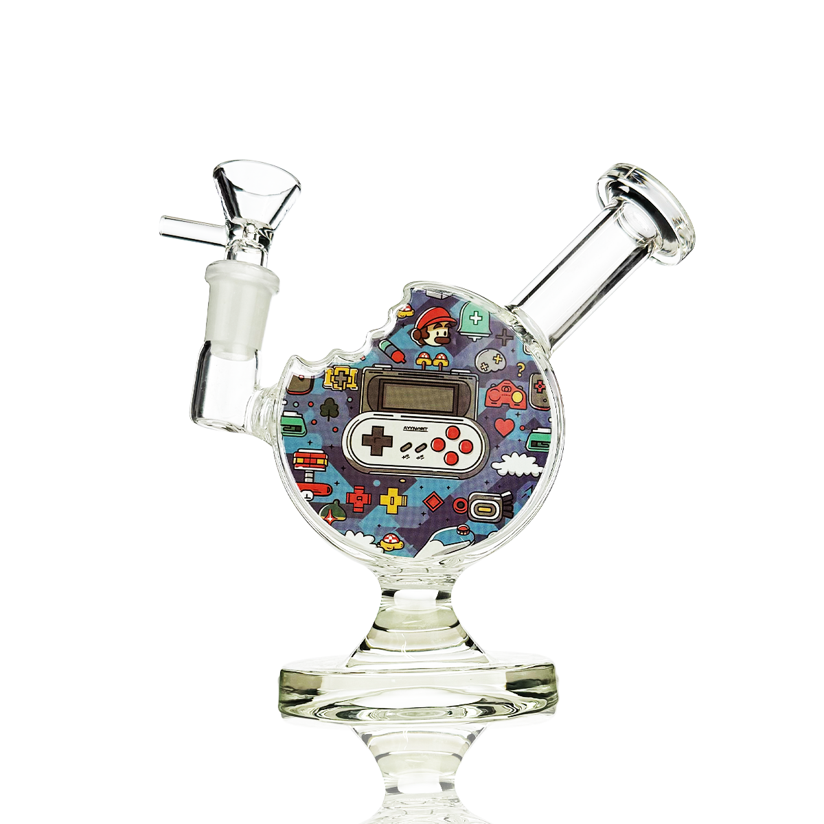 7" Water Pipe Bong with 14mm Male Bowl