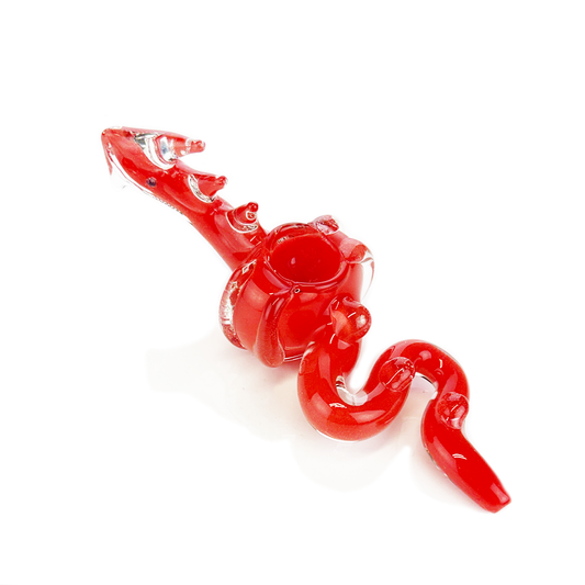 5" Dragon Hand Pipe Inside Color Lining Approx 95 Grams