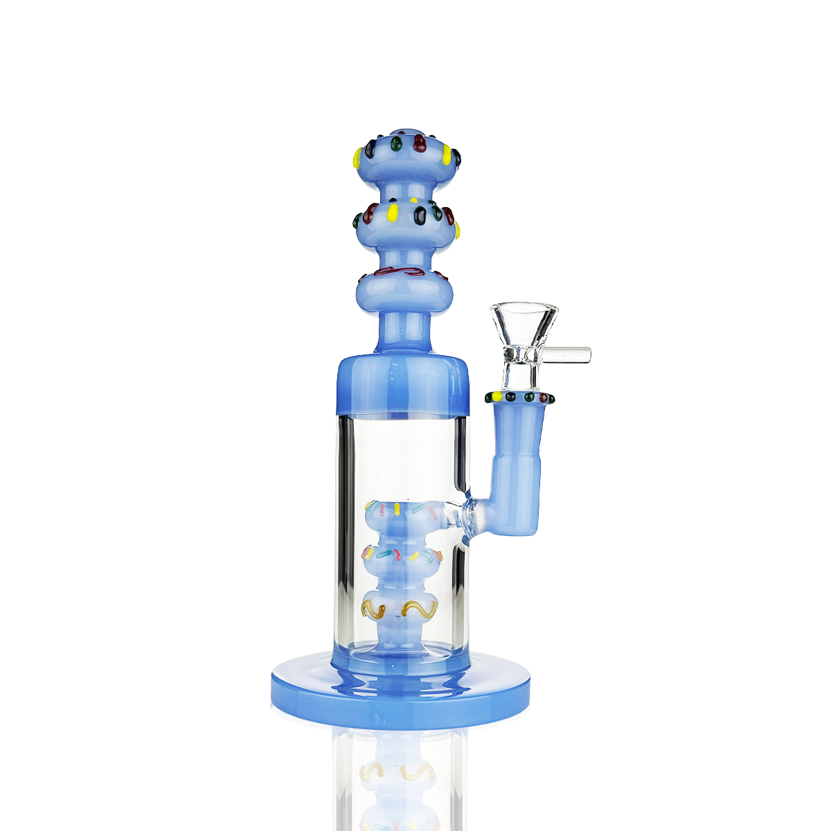 9" Water Pipe Bong with 14mm Male Bowl