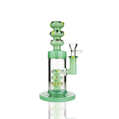 9" Water Pipe Bong with 14mm Male Bowl