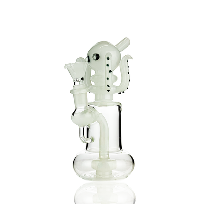 8" Octopus Water Pipe Rig with Shower and 14mm Male Bowl