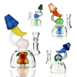 7" Recycler Water Pipe Bong with Duck Shower with 14mm Male Bowl