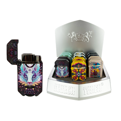 Hippie Torch Lighter - 12pcs Display