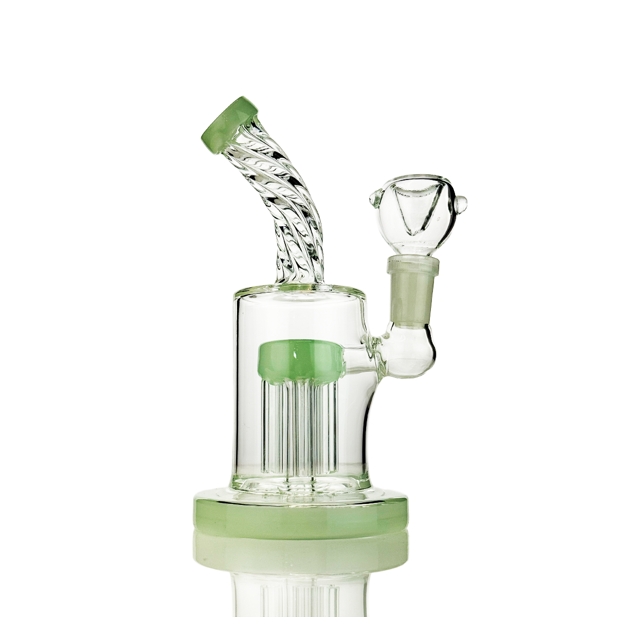 6" Tree Shower Water Pipe with 14mm Male Bowl