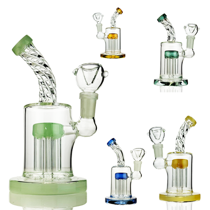 6" Tree Shower Water Pipe with 14mm Male Bowl