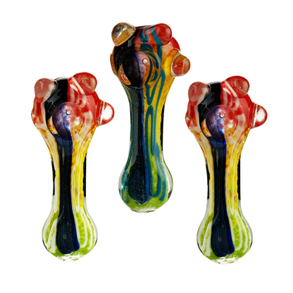 4.5" Rasta Dicro Hand Pipe Spoon