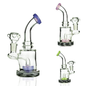 6.5" Water Pipe Bong with Slime Shower and 14mm Male Bowl