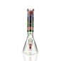 14" 7mm Joker Sticker Beaker with 14mm Male Bowl