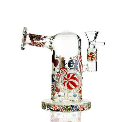 7" Sticker Bong with 14mm Male Bowl