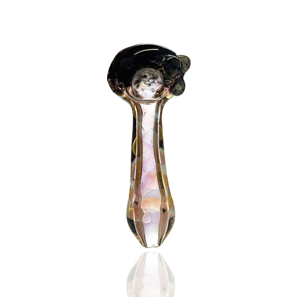 4.5" Hand Pipe Gold Fume Glass