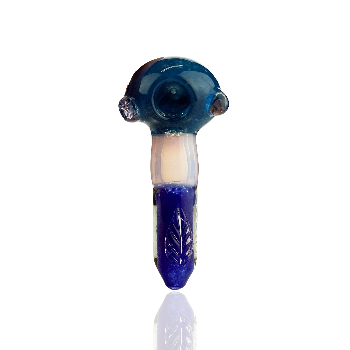 4.5" Frit Glass Hand Pipe Spoon