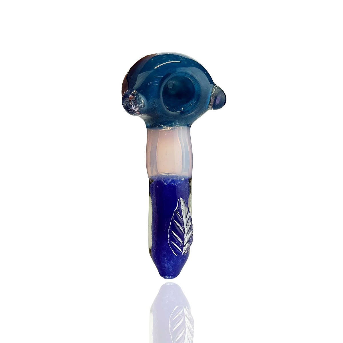 4.5" Frit Glass Hand Pipe Spoon
