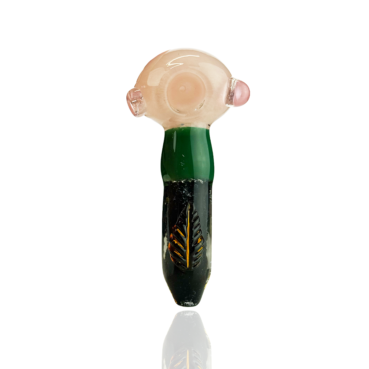 4.5" Frit Glass Hand Pipe Spoon