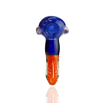 4.5" Frit Glass Hand Pipe Spoon