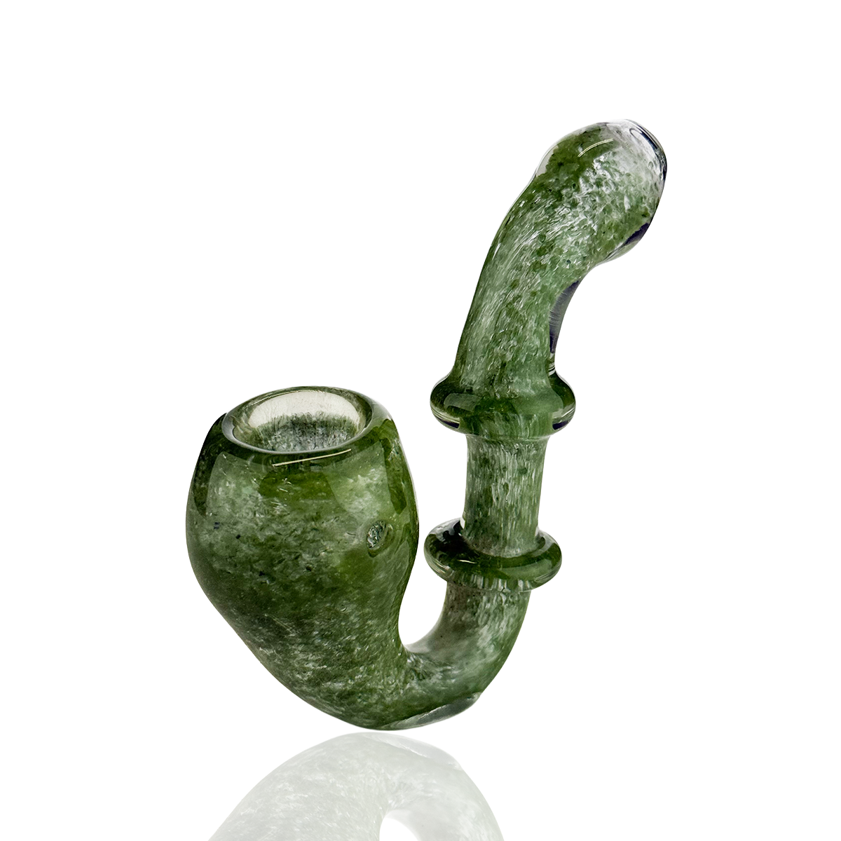 6" Sherlock Hand Pipe – Spoon Frit Glass