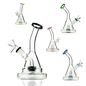 7" Water Pipe Bong with 14mm Male Bowl with Sticker Base