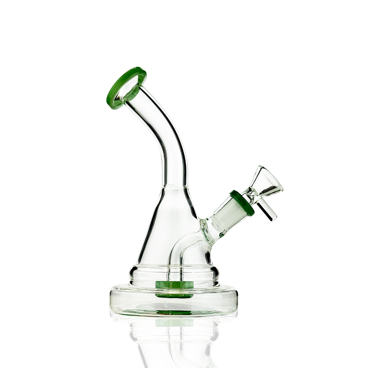 7" Water Pipe Bong with 14mm Male Bowl with Sticker Base