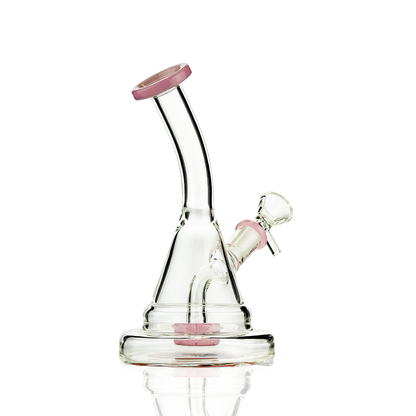 7" Water Pipe Bong with 14mm Male Bowl with Sticker Base