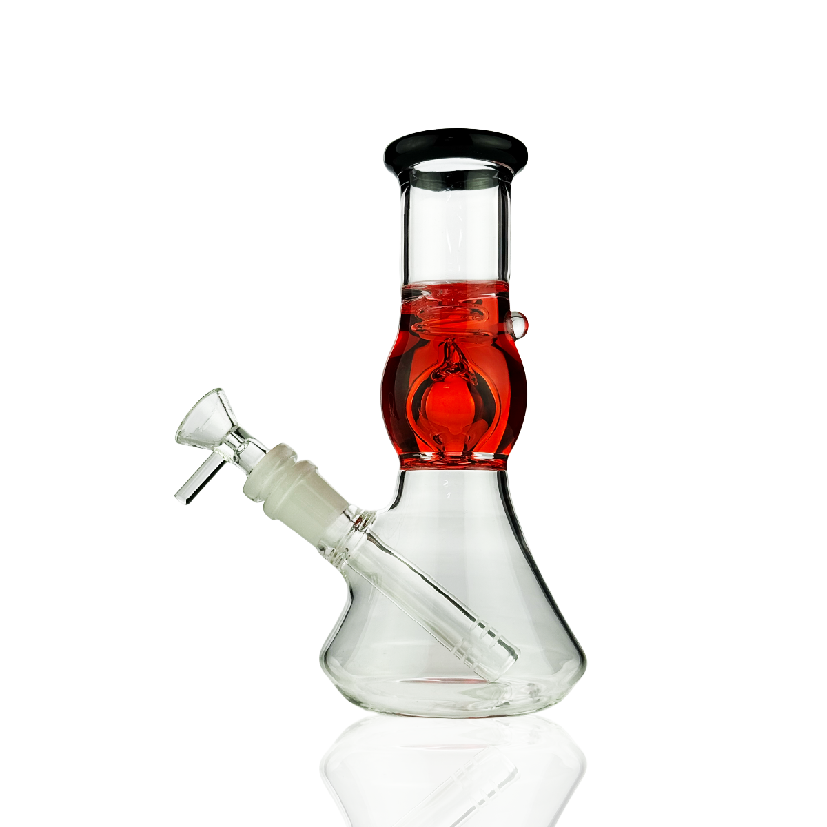 8" Glycerin Beaker Water Pipe Bong | 14mm Male Bowl | Wholesale Glass