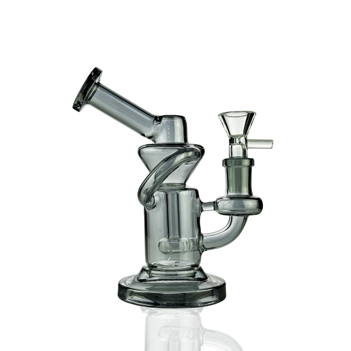 7" Recycler Water Pipe Electroplated with 14mm Male Bowl