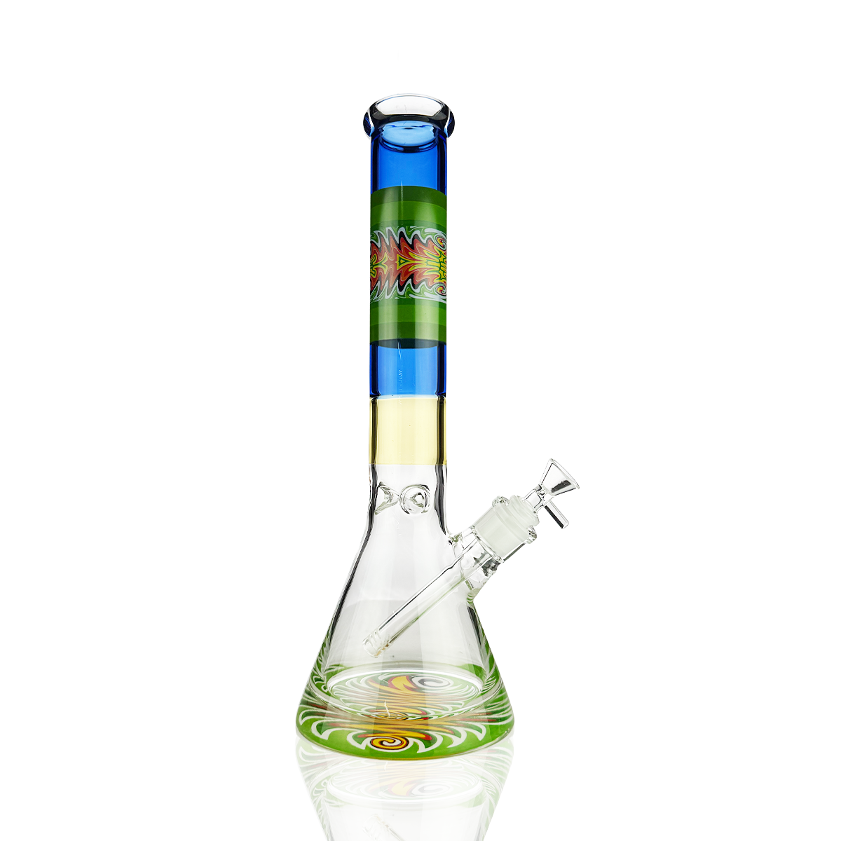 14" Beaker Heavy Thick Base Wigwag Sticker