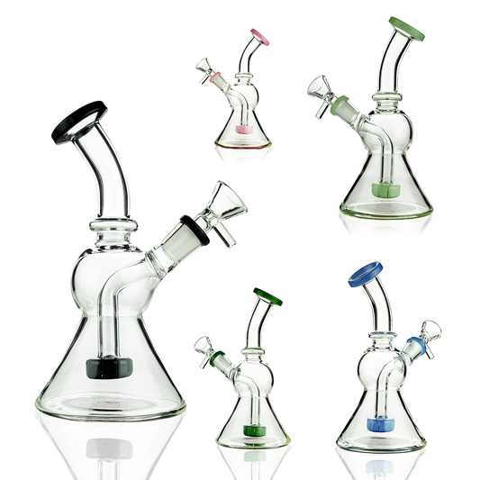 7" Water Pipe Bong with 14mm Male Bowl