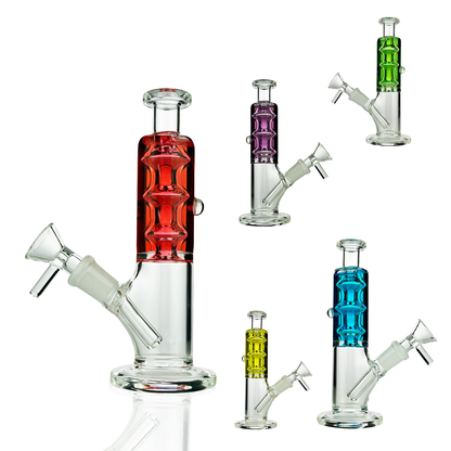 5" Glycerin Straight Shooter Water Pipe Bong with 14mm Male Bowl