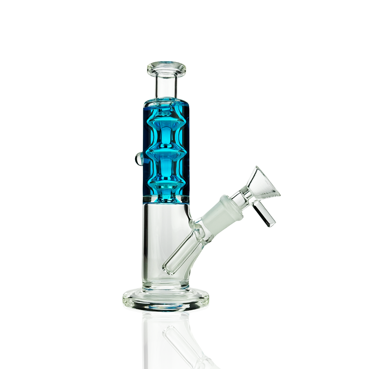 5" Glycerin Straight Shooter Water Pipe Bong with 14mm Male Bowl