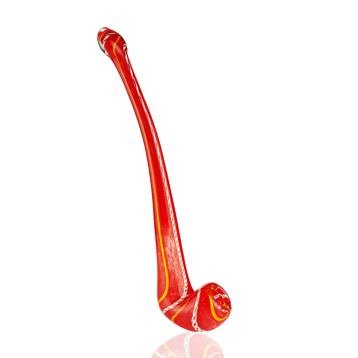 10" Frit Glass Sherlock Pipe – Wholesale Glass Hand Pipes