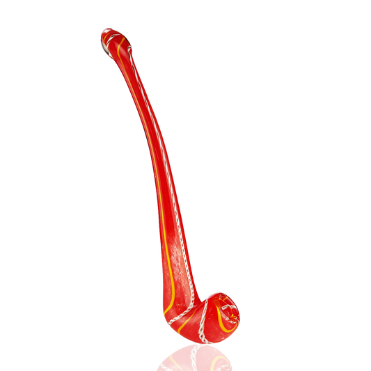 10" Frit Glass Sherlock Pipe – Wholesale Glass Hand Pipes