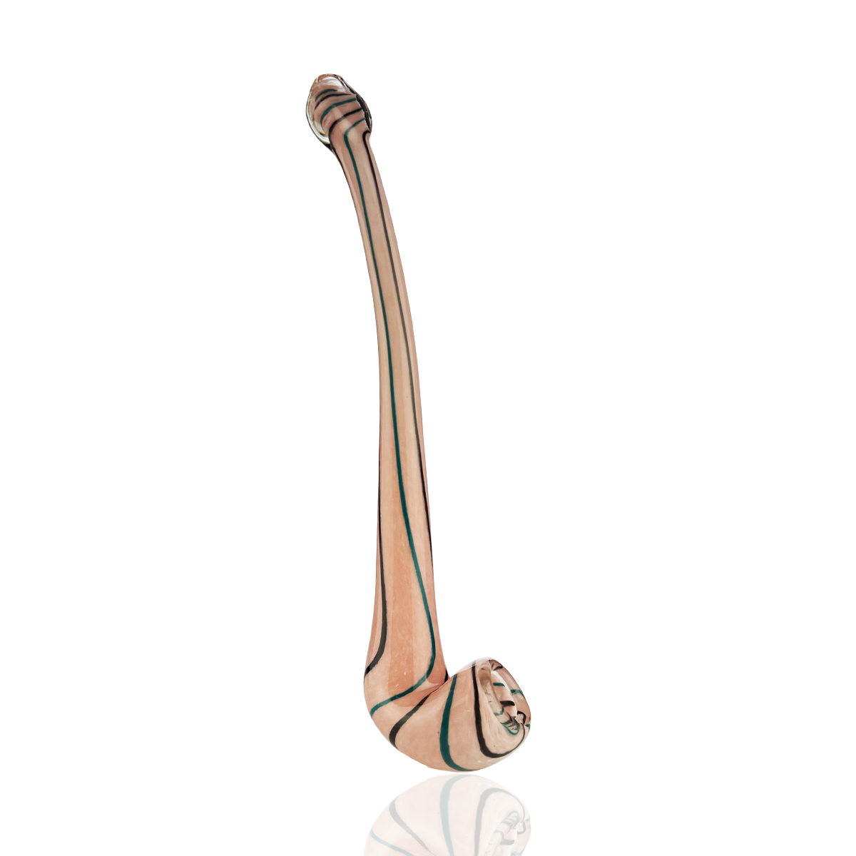 10" Frit Glass Sherlock Pipe – Wholesale Glass Hand Pipes