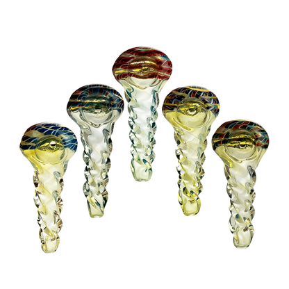 3.5" Hand Pipe Spoon Twisted Pipe