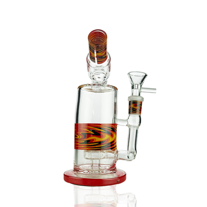 8" Tank Mouth Water Pipe Bong with 14mm Male Bowl