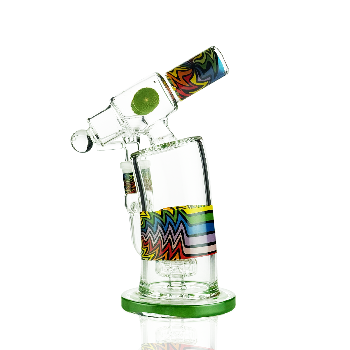 8" Tank Mouth Water Pipe Bong with 14mm Male Bowl