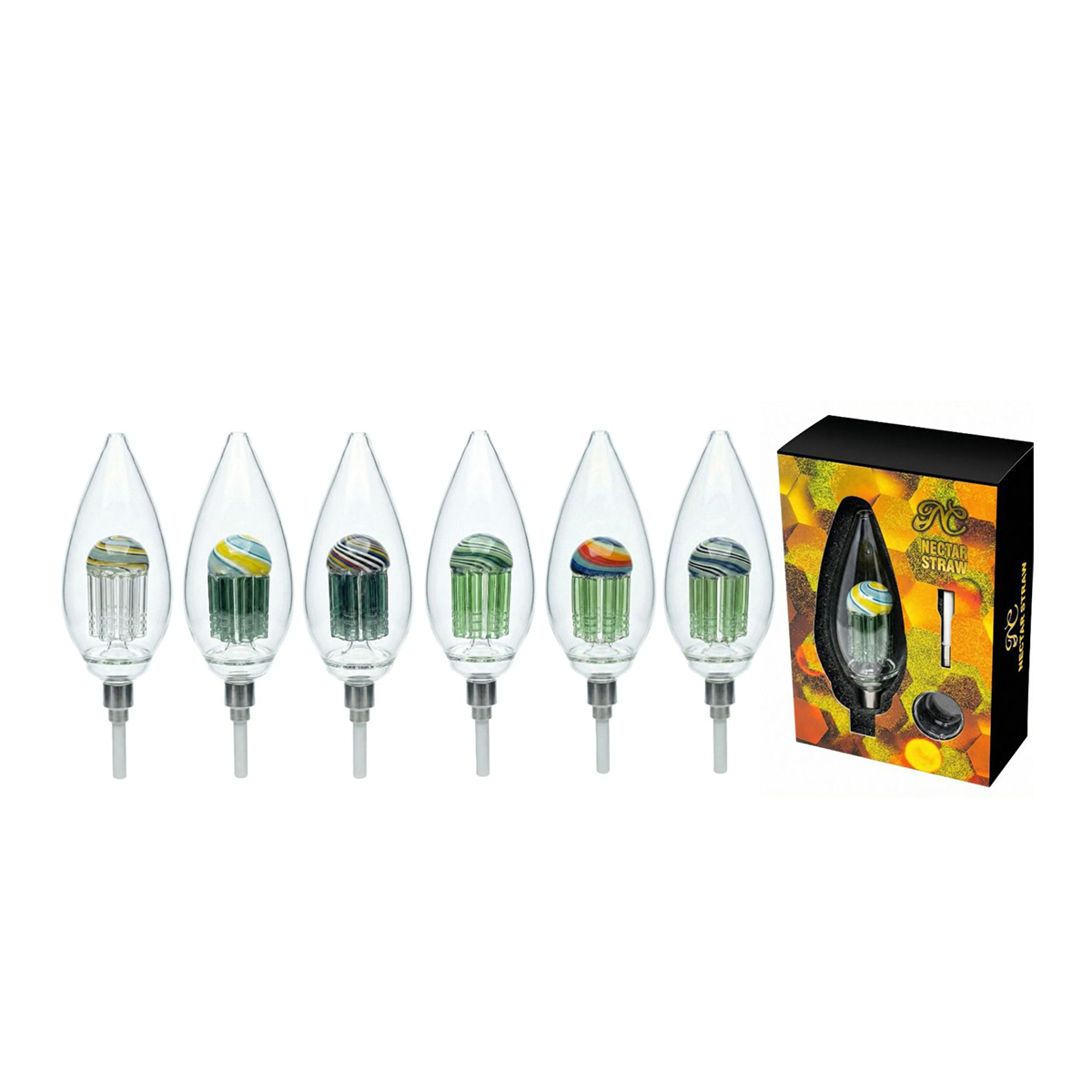 8 inch nectar collector straw shower perc