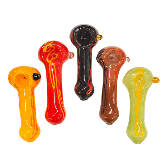 4.5" Hand Pipe with Frit Spoon