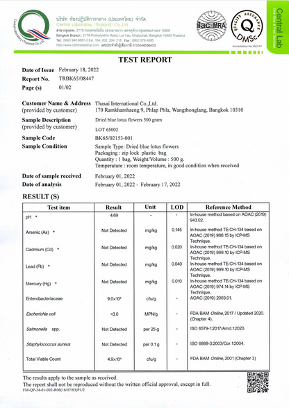 Blue Lotus Flower 3.5g