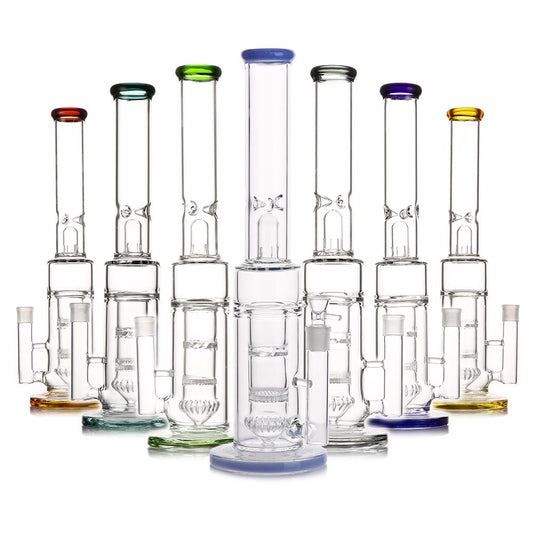 18" Tornado Shower Water Pipe 18mm Male Bowl