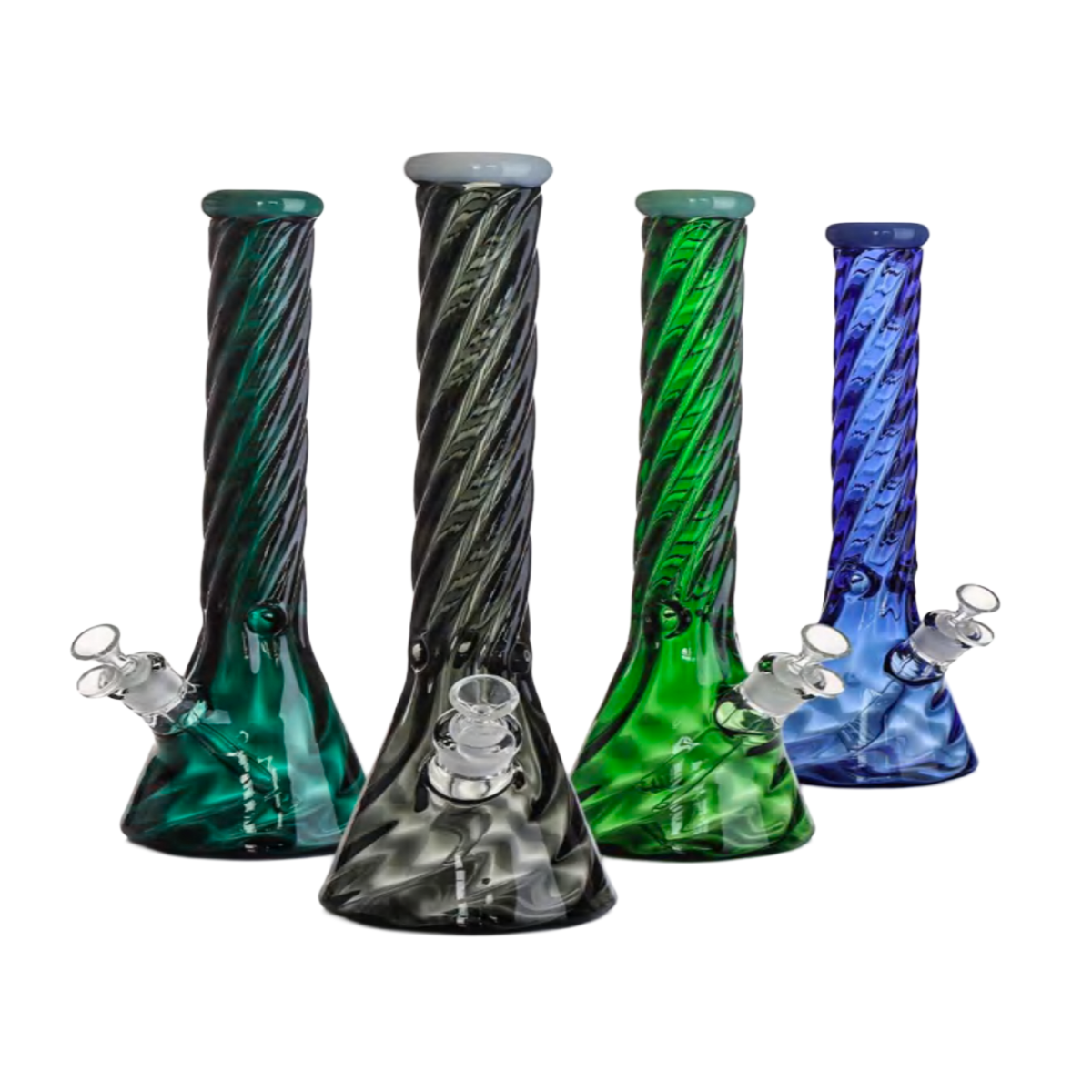 12" Twister Beaker 7mm Glass