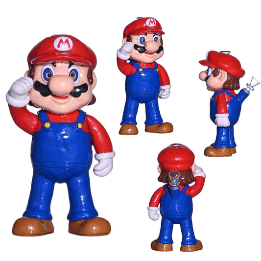 8" Mario Bong 3D Water with 10mm Male Bowl