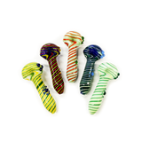 4.5" Spiral Design Hand Pipe Spoon